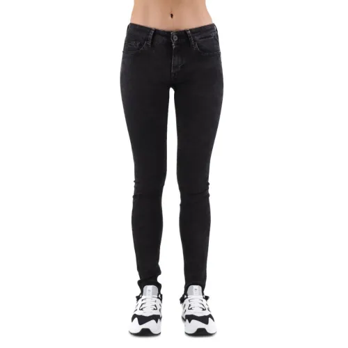 Replay , Skinny Fit Black Power Stretch Jeans ,Black female, Sizes: