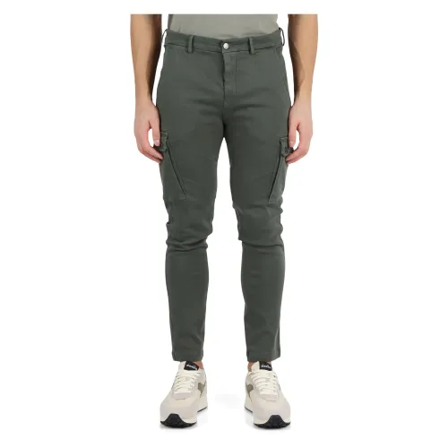 Replay , Slim Fit Hyperflex Cargo Jeans ,Green male, Sizes: