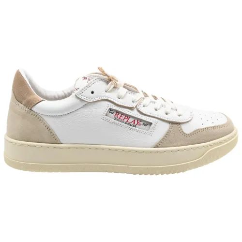 Replay , Suede Sneakers Beige Off White ,Multicolor male, Sizes: