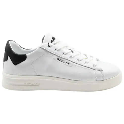 Replay , University Sneakers White Black ,Multicolor male, Sizes: