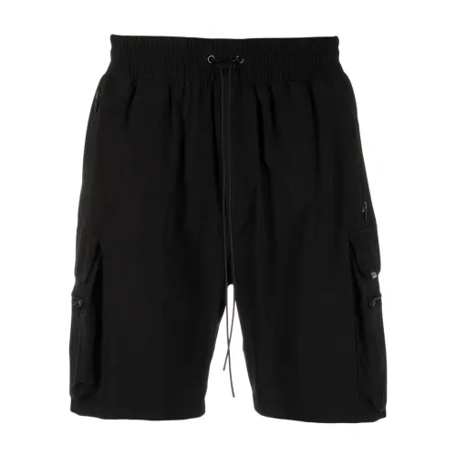 Represent , Black Cargo Shorts ,Black male, Sizes: