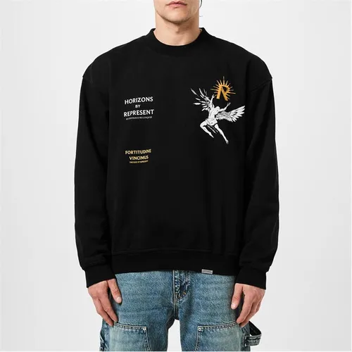 REPRESENT Icarus Crew Sweater - Black