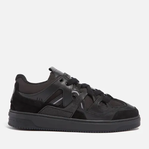 Represent Men's Bully Leather and Canvas Trainers - UK