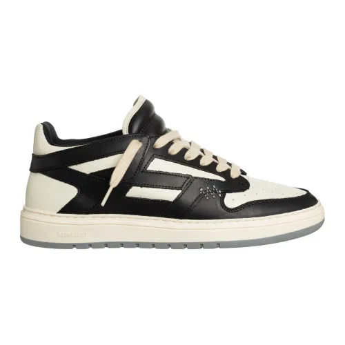 Represent , Multicolored Leather Low Sneakers ,White male, Sizes: