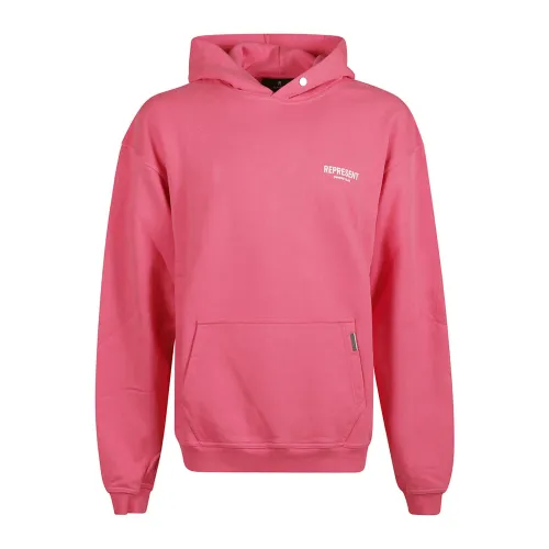 Represent , Owners Club Hoodie ,Pink male, Sizes: