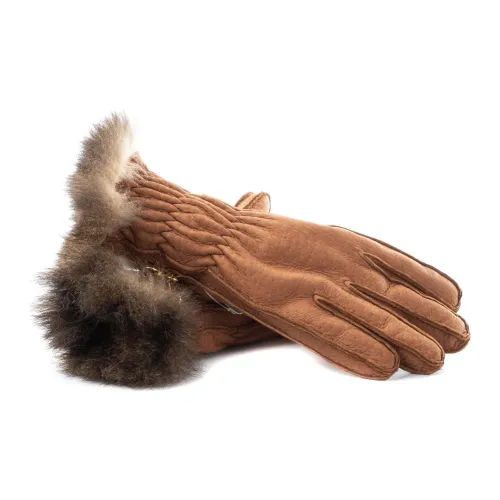 Restelli Guanti , Handmade Italian Brandy Ski Gloves ,Brown unisex, Sizes: 7 IN, 7 1/2 IN, 8 1/2 IN