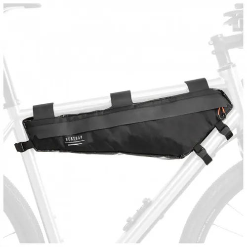 Restrap - Adventure Race Frame Bag Long - Bike bag size 4,2 l, grey/white