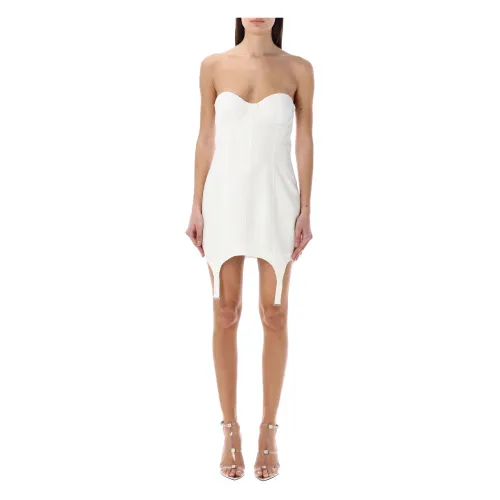 Retrofête , Women's Clothing Dress White Ss24 ,White female, Sizes: