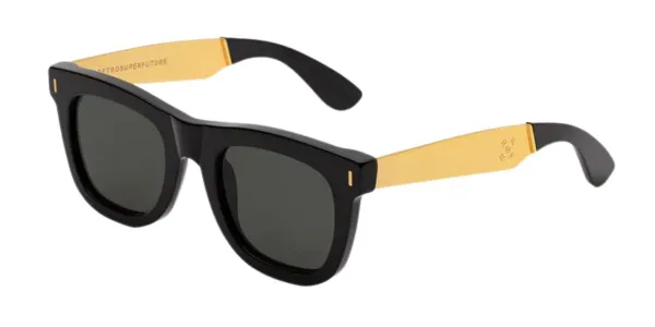 Retrosuperfuture CICCIO FRANCIS BLACK ZGL Men's Sunglasses Black Size 50