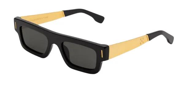 Retrosuperfuture COLPO FRANCIS BLACK 5SC Men's Sunglasses Black Size 52