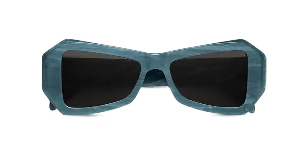 Retrosuperfuture TEMPIO BLUE MARBLE BJR Women's Sunglasses Blue Size 53