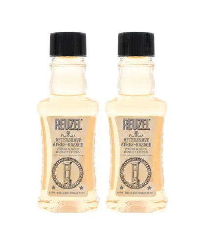 Reuzel Mens Wood & Spice Aftershave 100ml x 2 - NA - One Size