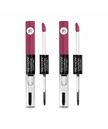 Revlon Womens 2 x Colorstay Overtime Dual Ended Lipcolor - 005 Infinite Raspberry - NA - One Size