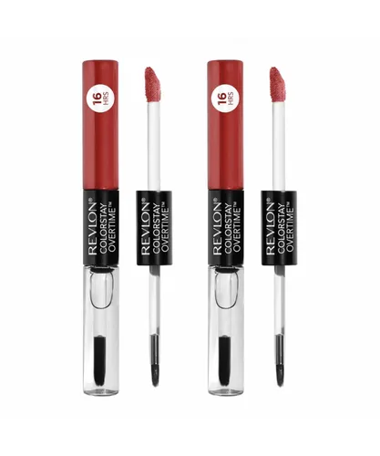 Revlon Womens 2 x Colorstay Overtime Dual Ended Lipcolor - 020 Constantly Coral - One Size