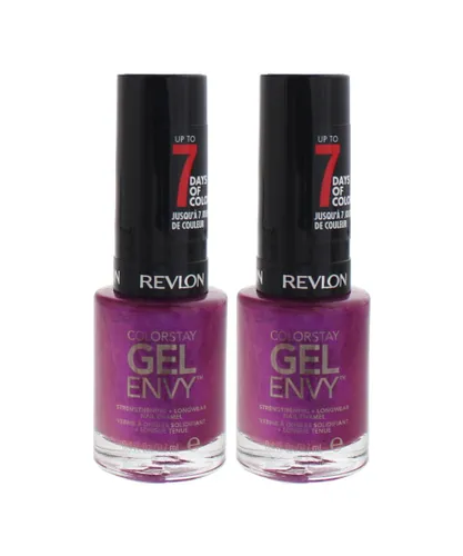 Revlon Womens Colorstay Gel Envy 415 What Happens In Vegas Nail Polish 11.7ml x 2 - NA - One Size