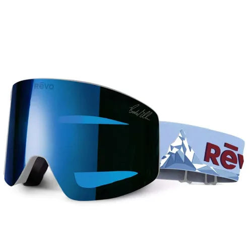 Revo Bode No.6 Whiteout Goggles - Blue Water S2-3 Lens: White/Blue Col