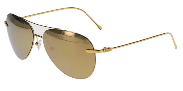 Revo RE 1230 AIR LTD GOLD Polarized 04 CH Women's Sunglasses Gold Size 58