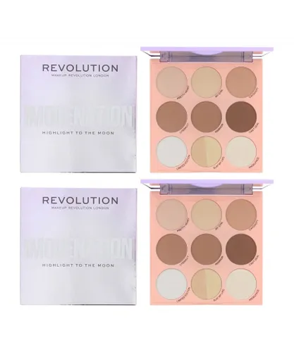Revolution Womens Imogenation Highlight To The Moon Highlighter Palette 9 x 2g x 2 - NA - One Size