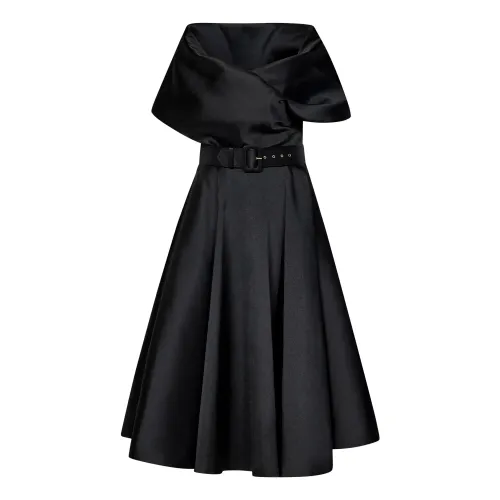 Rhea Costa , Rhea Costa Dresses Black ,Black female, Sizes: