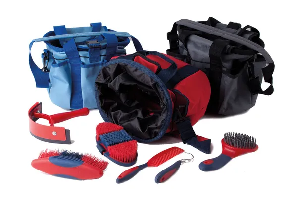 Rhinegold Grooming Bag with Kit - Blue