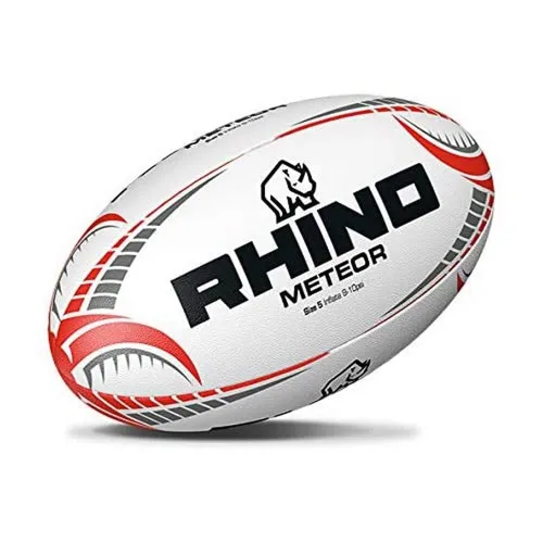 Rhino Unisex's Meteor Match Rugby Ball Size 5