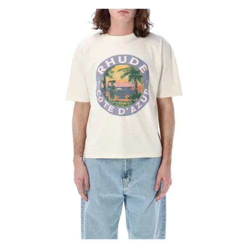 Rhude , Lago TEE - Stylish and Trendy Shirt ,Multicolor male, Sizes: