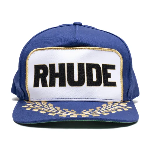 Rhude , Rhude Hats Blue ,Blue male, Sizes: ONE