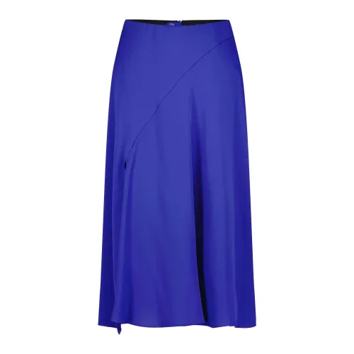 Riani , A-Line Midi Skirt ,Blue female, Sizes: