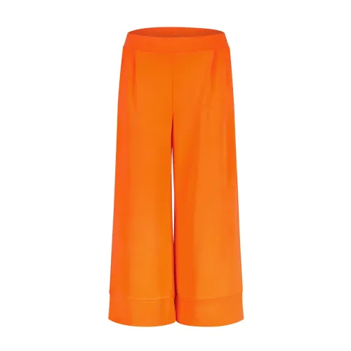 Rich & Royal , Wide Trousers ,Orange female, Sizes:
