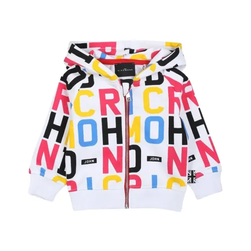 Richmond , Colorful Logo Fullzip Hoodie Sweatshirt ,Multicolor male, Sizes: