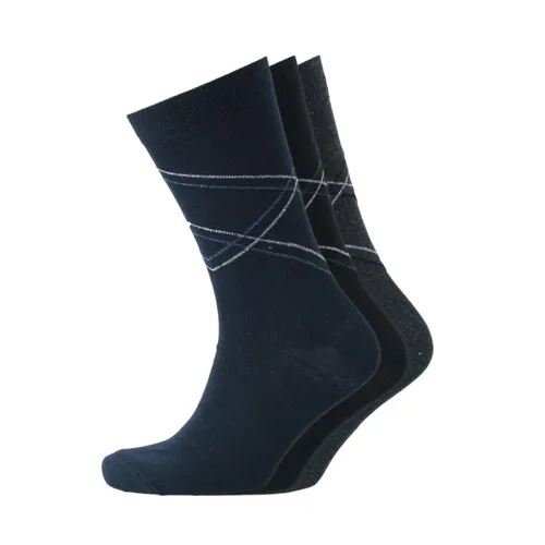 Richmond Socks 7pk - Black/Navy Blazer/Charcoal Marl - One Size / Navy Blazer Charcoal Marl