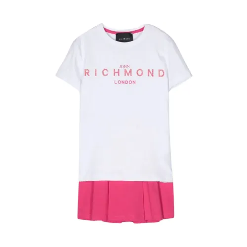 Richmond , Sporty Set T-shirt and Skirt ,White female, Sizes: