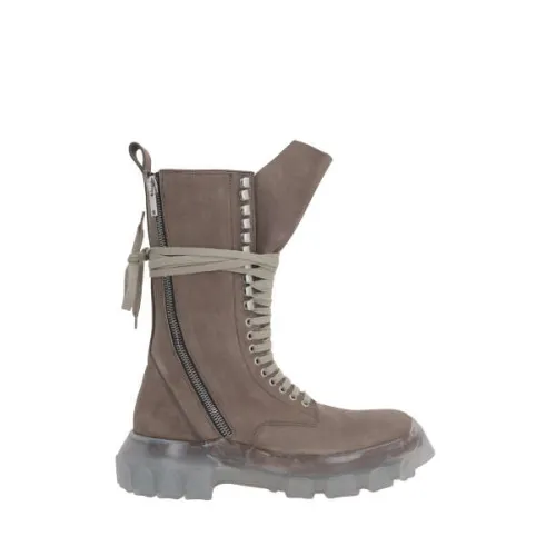 Rick Owens , Boots ,Brown male, Sizes: