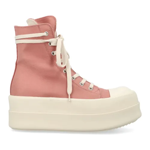 Rick Owens , Womens Shoes Sneakers Pink Milk Sole Ss24 ,Pink female, Sizes: