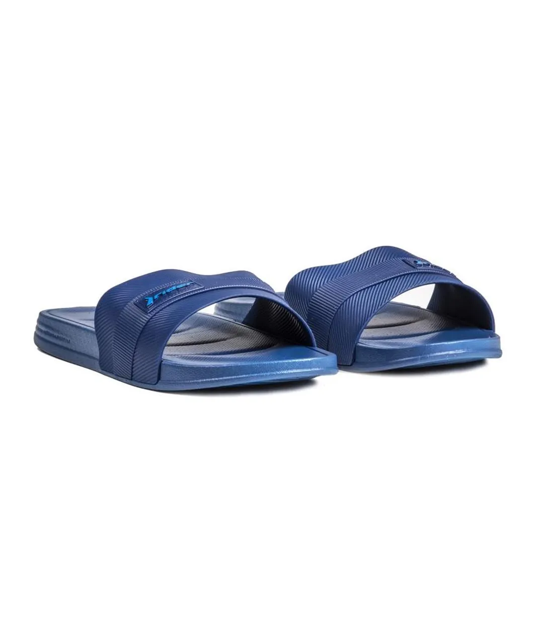 Rider Mens Go Slide Sandals - Blue Rubber