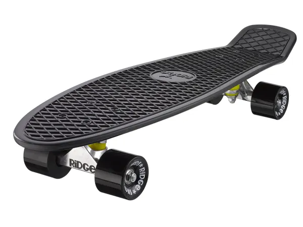 Ridge Mini Cruiser Unisex Street Skateboard Black/Black