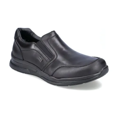 Rieker , Black Closed Formal Business Shoes ,Black male, Sizes: