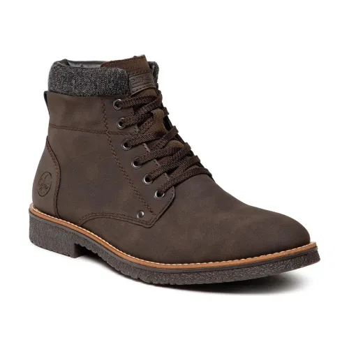 Rieker , Brown Casual Closed Ankle Boots ,Brown male, Sizes: