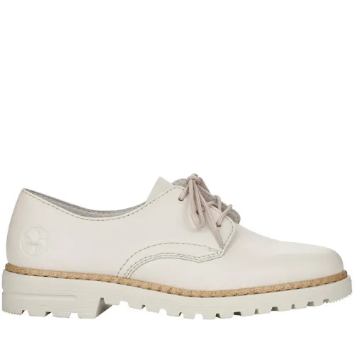 Rieker , Lace-up Shoes ,White female, Sizes:
