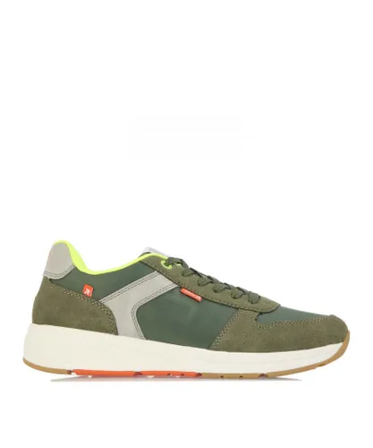 Rieker Mens R-Evolution Trainers in Green Leather (archived)