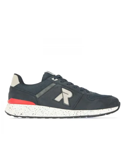 Rieker Mens R-Evolution Trainers in Navy Leather (archived)