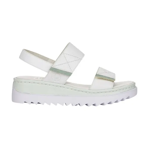 Rieker , Weiss Casual Open Sandals ,White female, Sizes:
