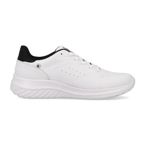 Rieker , white casual closed sport shoe ,White male, Sizes: