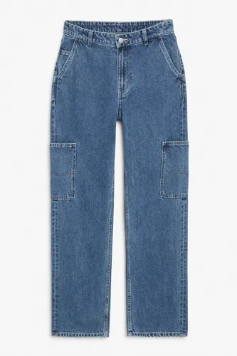 Riki high waist cargo jeans - Blue
