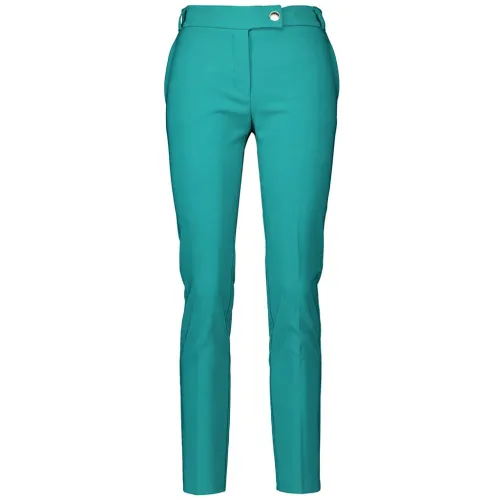 Rinascimento , Elegant Green Pants ,Green female, Sizes: