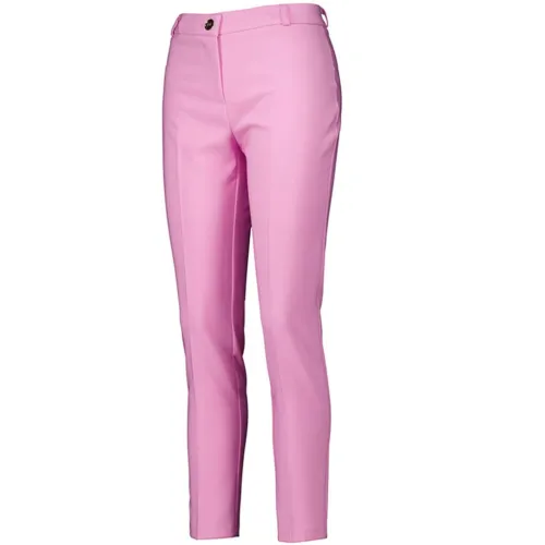 Rinascimento , Pink Tailored Trousers ,Pink female, Sizes: