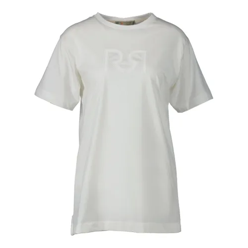 Rinascimento , Stylish T-Shirt ,White female, Sizes: