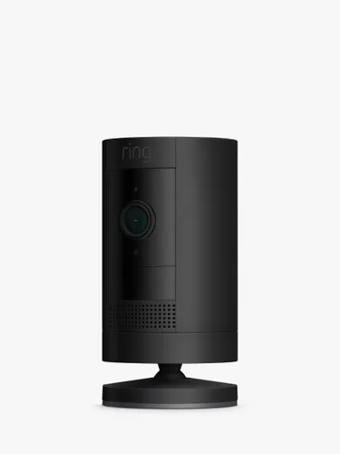 Ring Stick Up Cam Smart Security Camera with Built-in Wi-Fi, Battery Powered - Black - Unisex