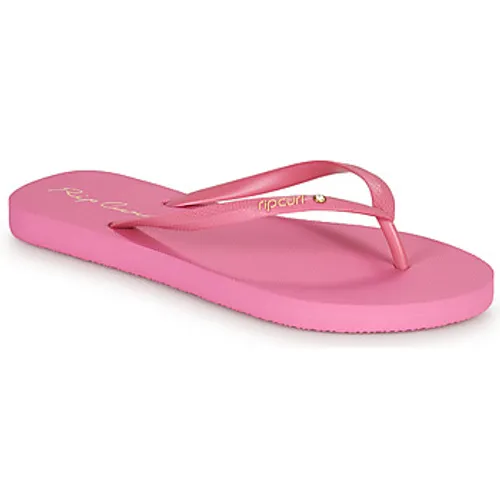Rip Curl  Script Wave Girls  girls's Children's Flip flops / Sandals in Pink