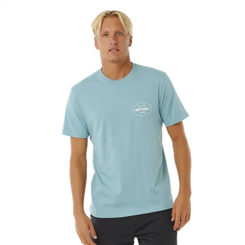 Rip Curl Stapler T-Shirt - Dusty Blue